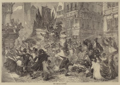 The Carnival at Antwerp by Edmond Morin